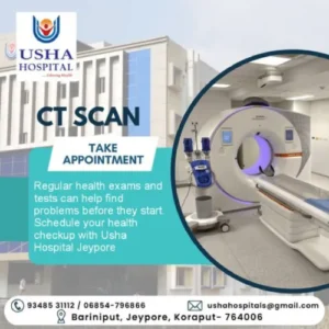 CT Scan Machine at Usha Hospital